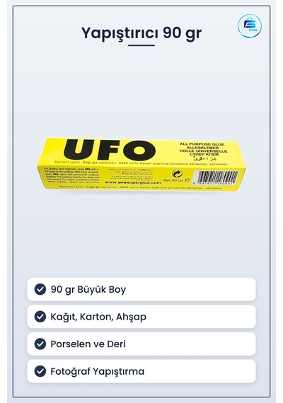 Yapıştırıcı 90 Gr Büyük Boy Kağıt Karton Ahşap Deri Porselen Foto