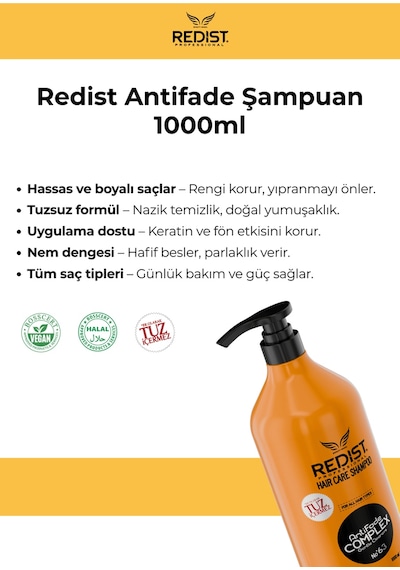 Redist Tuzsuz Şampuan 1 L