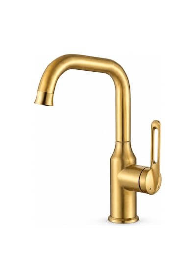 Stello Lavabo Bataryası Mat Altın Vm-1404