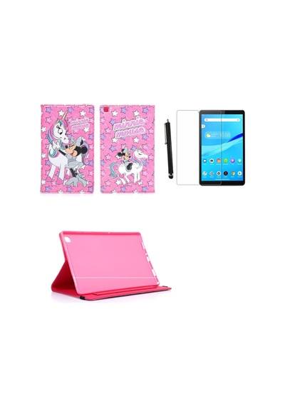Huwaeı Mediapad T3 10 10.1" Kılıf Kabartma Resimli Kılıf + Ekran Koruyucu + Kalem Kapaklı Kılıf