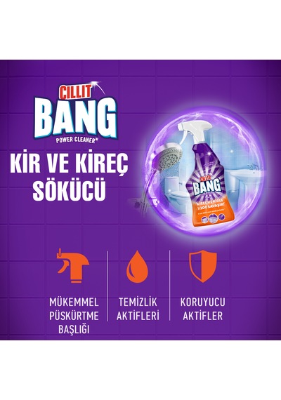 Cillit Bang Banyo Kir ve Kireç Sökücü Sprey 750 ML