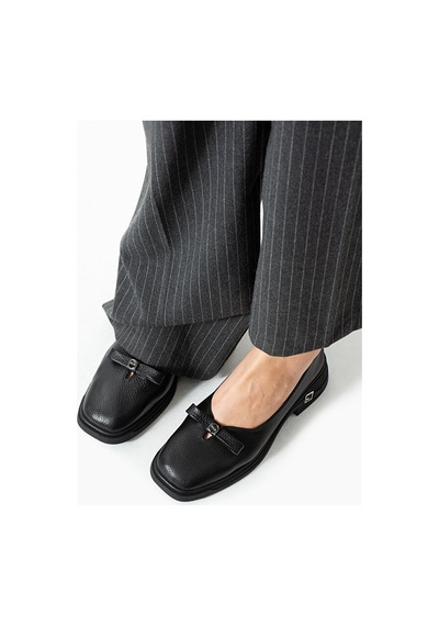 Dericia Shoes Storm Hakiki Deri Günlük Rahat Kadın Ayakkabı Siyah