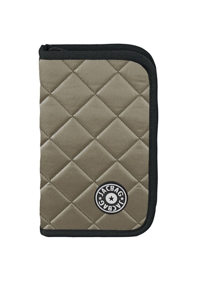 Jacbag Cover Soft-sert Kapaklı Ayraçlı Kapitone Kalem Kutusu Cover Soft-vizon renkli