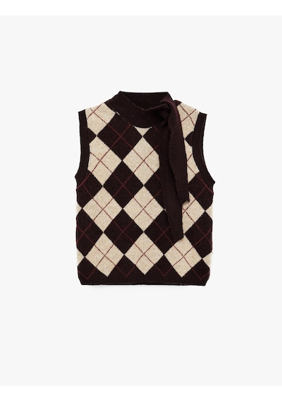 Koton Bağlama Detaylı Hafif Dik Yaka Baklava Desenli Süveter Bordo Desenli 6wak20110ht Bordo Desenli Koton Bağlama Detaylı Hafif Dik Yaka Baklava Desenli Süveter Bordo Desenli 6wak20110ht Bordo Desenli