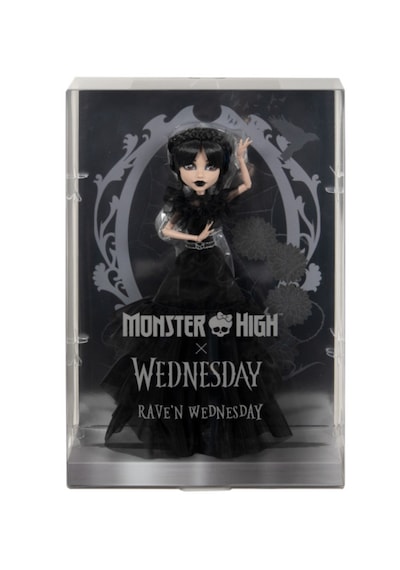 Monster High Wednesday Balo Elbiseli Bebek HXJ03