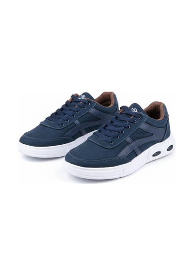 Fort 2308 Dks Keten Rahat Hafif Sneaker Erkek Ayakkabı Mavi