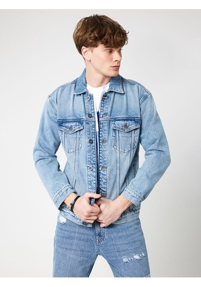 LOFT Regular Fit Erkek Ceket Lf2032751 Q1.v1 Denim