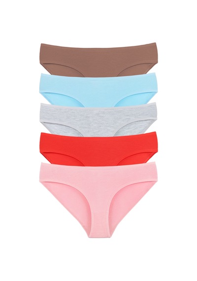 Sensu Kız Çocuk Pamuklu 5'li Külot Set - Kıds2600 Model-5 Model5