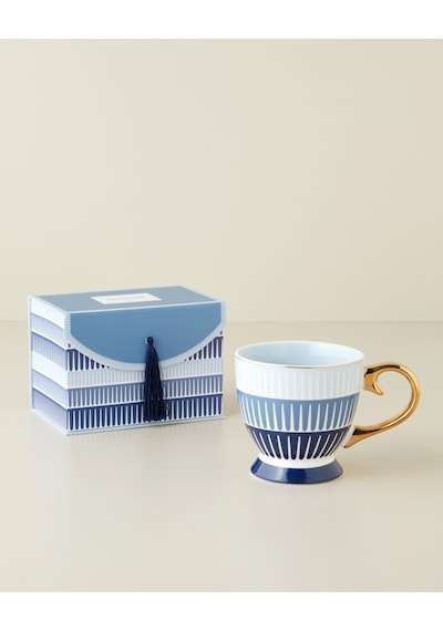 Marivella New Bone China Kupa 460 Ml Mavi