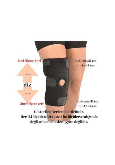 Bedensiz Patella Cırtlı Dizlik Diz Destekleme