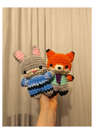 Nick El Yapımı Amigurumi Anahtarlık Örgü Peluş Figür 02 - Çok Renkli