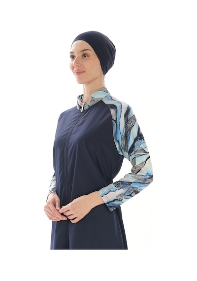 Pierre Cardin Büyük Beden Dik Yaka Paraşüt Kumaş Uzun Boydan Fermuarlı Beli Ayarlanabilir Bağcıklı Desen Detaylı Dar Paça Kadın Tesettür Mayo Lacivert Pierre Cardin Büyük Beden Dik Yaka Paraşüt Kumaş Uzun Boydan Fermuarlı Beli Ayarlanabilir Bağcıklı Desen Detaylı Dar Paça Kadın Tesettür Mayo Lacivert