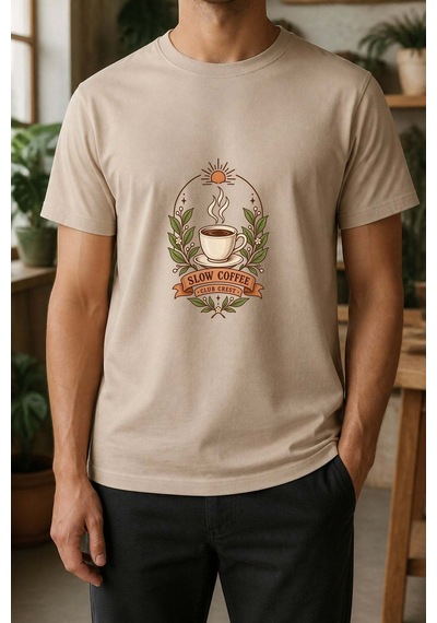 Zpz809 Slow Coffee Club Crest Ütüyle Uygulanabilir Transfer Baskı - 911529791