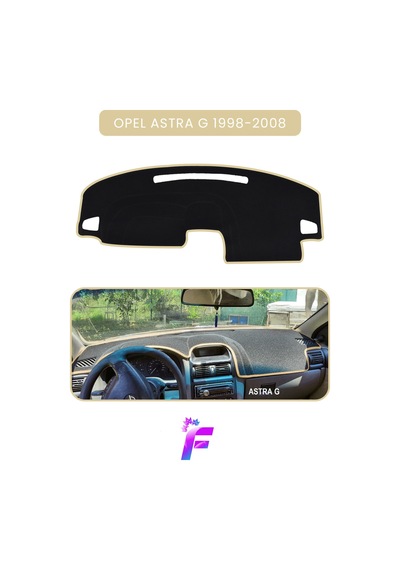 Opel Astra G 1998-2008 Uyumlu Torpido Örtüsü Araca Özel Üretim Kolay Montaj Kaymaz Te7
