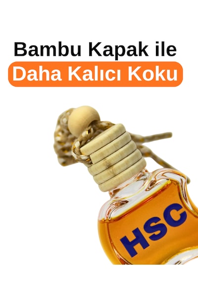 Akdeniz Esintisi Kokulu Oto Ayna Kokusu Bambu Kapaklı Cam Elma Tasarım Kalıcı Araç Kokusu 1