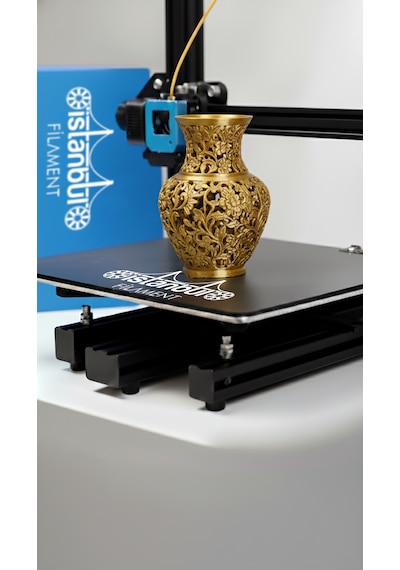 İstanbul Filament 3d Baskı Pla Filament Transparan Sarı 1 Kg Ø 1,75mm 0,05 Mm Bambu Lab Uyumludur 1.75mm