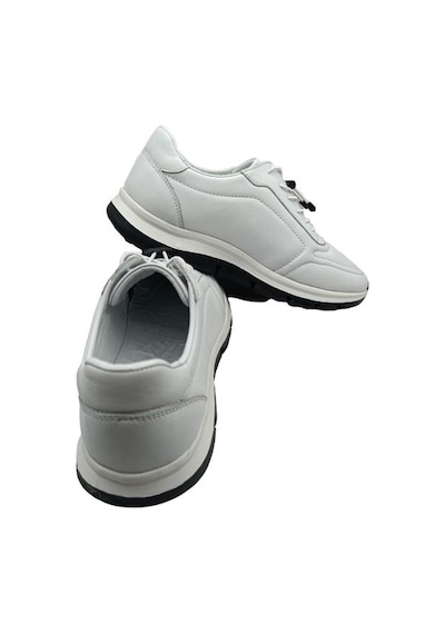 Hakiki Deri Lastikli Bağcıklı Çok Rahat Ve Şık Eva Taban Günlük Sneaker Spor Ayakkabı Beyaz Hakiki Deri Lastikli Bağcıklı Çok Rahat Ve Şık Eva Taban Günlük Sneaker Spor Ayakkabı Beyaz