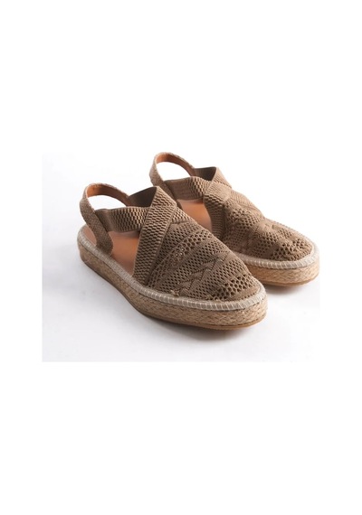 Trendella Kadın Vizon Espadril Ayakkabı Tr19my01d Kırmızı