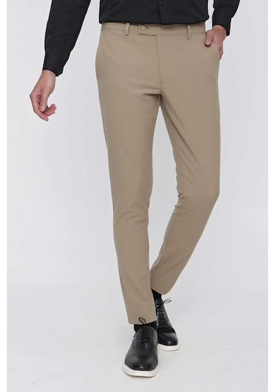 Efor P 1102 Slim Fit Bej Spor Pantolon Bej