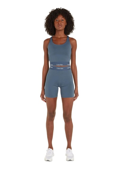 Calvin Klein Wo - Tank Cropped , 5bx Mavi Kadın Atlet