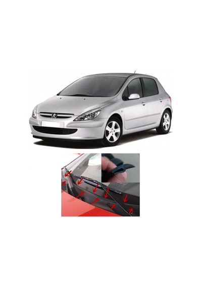 Peugeot 307 Ön Cam Dis Panel Mühür Fitili Ön Kaput Su Engelleyici 430082318