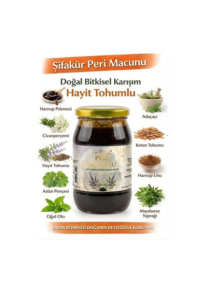Şifakür Peri Macunu Hayıt Tohumu Kadın Döngü & Hormon Dengeleyici Bitkisel Macun 420g