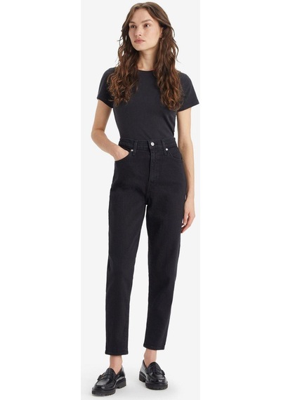 Levi's High Waist Mom Jean Tk Flash Black Kadın Jeans A7745-0007-2658 Siyah