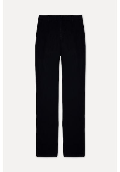 Mudo Erkek Erkek Siyah Straight Fit Chino Pantolon 1268392