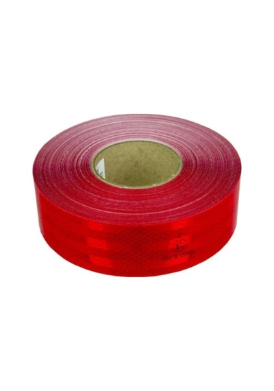 Kırmızı Reflektör Şerit 104 R-00821 (1 Adet 1 Metre)-Kırmızı