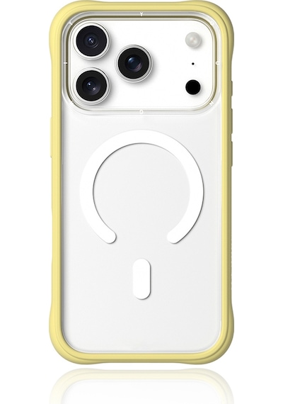 Apple Uyumlu iPhone 17 Pro Max  Kılıf M-safe Şarj Özellikli Airbagli Youngkit Dynamic 2 Serisi Kapak Sarı Sarı