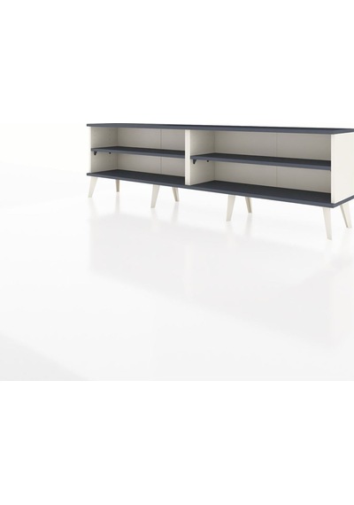 Arges Tv Ünitesi 2 Raflı 176x30x51 Aytaşı-antrasit/antrasit Antrasıt/antrasıt