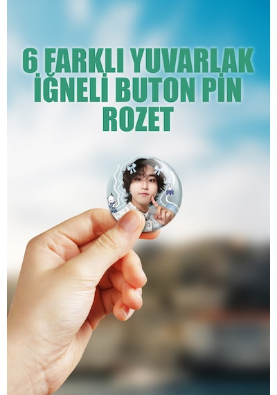 Han Stray Kids Kpop Çanta Süsü Rozet İğneli Buton Rozet Seti 6 Adet Altılı