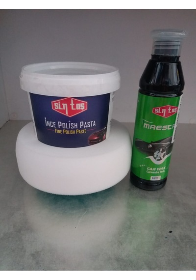 Sintaş İnce Pasta 450 Gr Sintaş Polish Cila 250 Ml Sünger