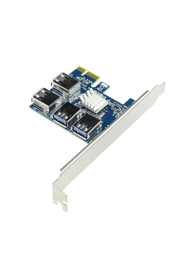 Pcı Express Çoklayıcı 1x4 16x Yuva Pcı-e Genişletici Yükseltici Kart Çoğaltıcı