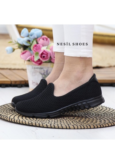 Nesilshoes Nesil Shoes Dvm 901 Siyah Anatomik Esnek Kadın Yürüyüş Ayakkabısı