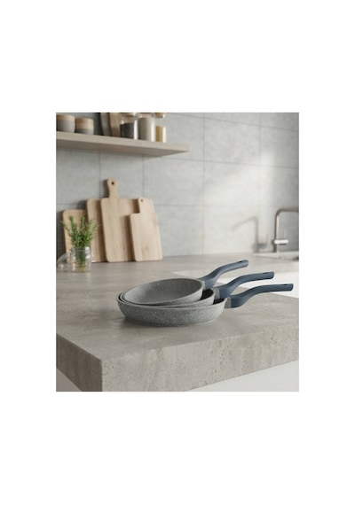 Khor Tava Seti 3'lü 20-24-28 Cm Gri