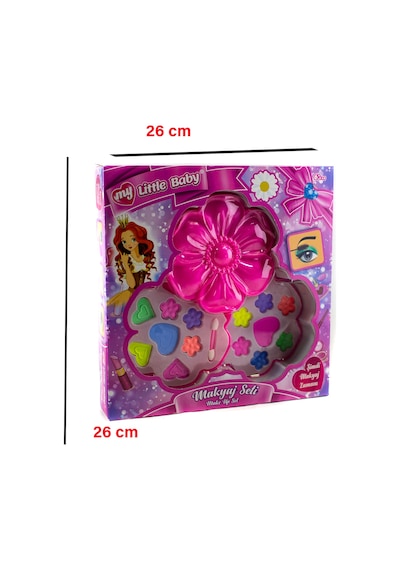 Çocuk Makyaj Seti Sürülebilir Makyaj Set Papatya Makyaj Set