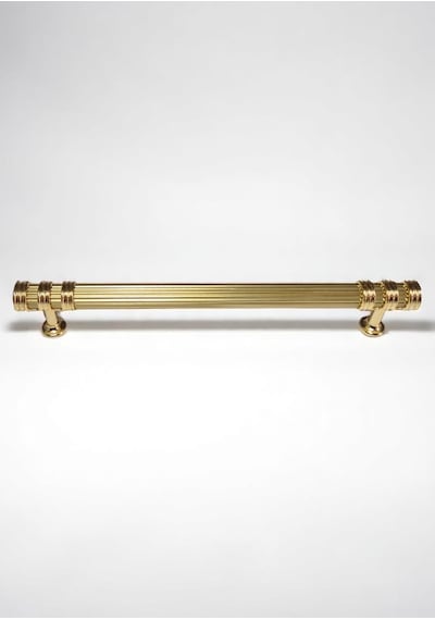 Çizgili Nesli Alüminyum Metal Lüks Modern Mobilya Çekmece Mutfak Dolabı Kulpu Altın 192mm Altın