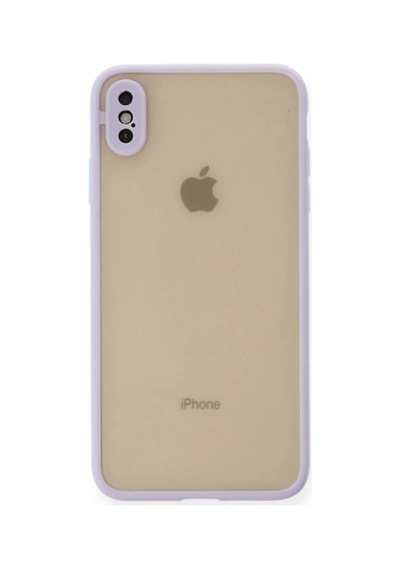 Apple İphone X Kılıf Montreal Silikon Kapak - Mor