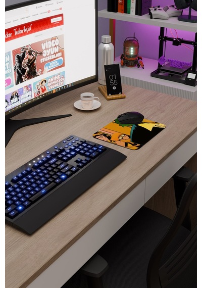 Cowboy Bebop Anime V2 - 22x18 Gaming Kauçuk Kaymaz Taban Mouse Pad Fare Altlığı