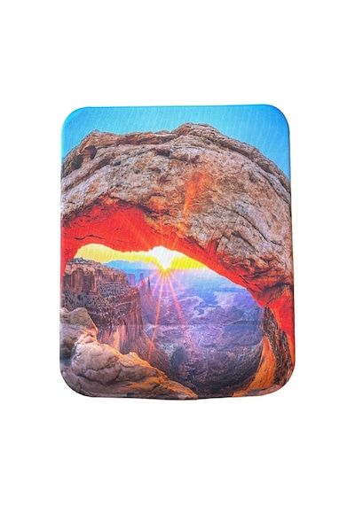 Bilek Destekli Memory Foam Kaymaz Taban Mouse Pad Desenli D003