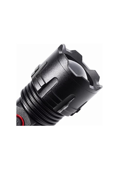 Everton Rts-s020 Xhp50 Led 1000 Lümen Yağmur Suyu Geçirmez Şarjlı El Feneri-9854 Siyah