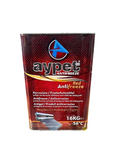 Aypet -56 C Konsantre Antifriz Kırmızı 16 Kg.