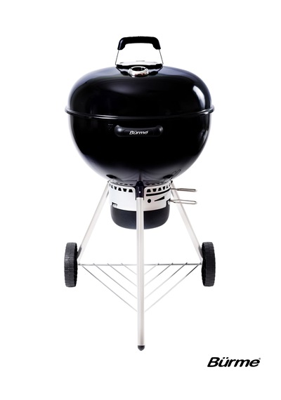 Partner 55.00 Black Profesyonel Kömürlü Barbekü Siyah
