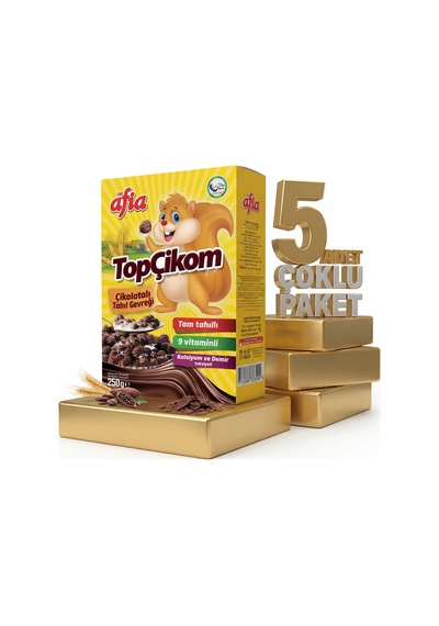 Afia Topçikom Çiko Tahıl Gevreği 5x250 Gr
