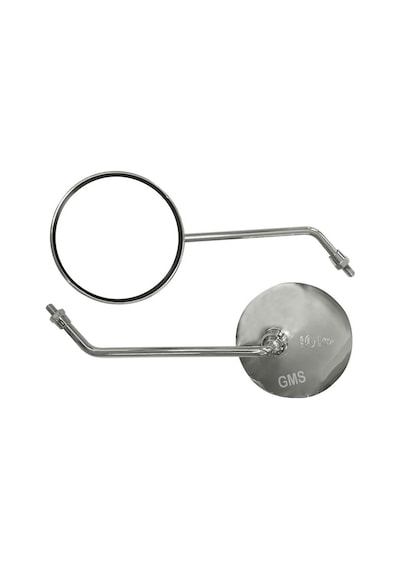 Motosiklet Ayna Takımı Scooter Modeller 8 Mm Nikel Yuvarlak Nikel