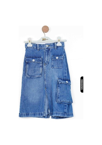 Xo Kids Kız Çocuk Etek 5-14 Yaş 2450 Mavi