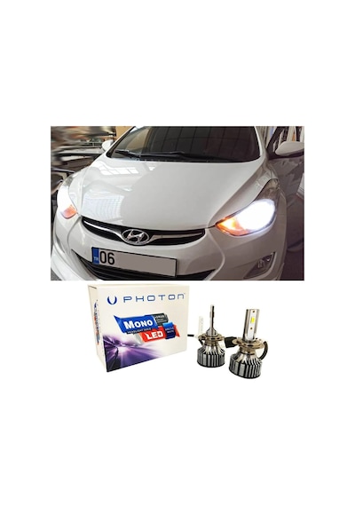 Hyundai Elantra Led Xenon Uzun Far Ampulü H7 Mono Yeni Seri Beyaz 2012+