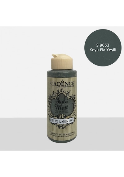 S9053 Koyu Ela Yeşil Mat Akrilik Boya