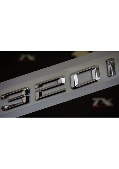Bmw 320i Bagaj Krom Metal 3m 3d Yazı Logo